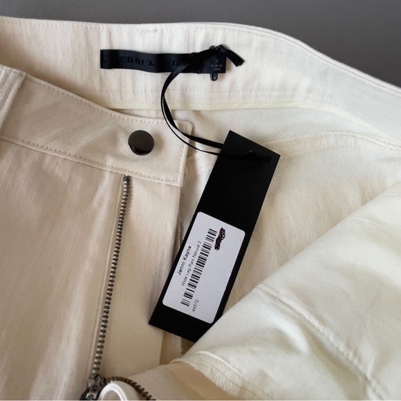 Jenni Kayne High Rise Wide Leg Jeans In Natural Sz 2 NWT Neutral Minimalist Crop - Picture 13 of 14